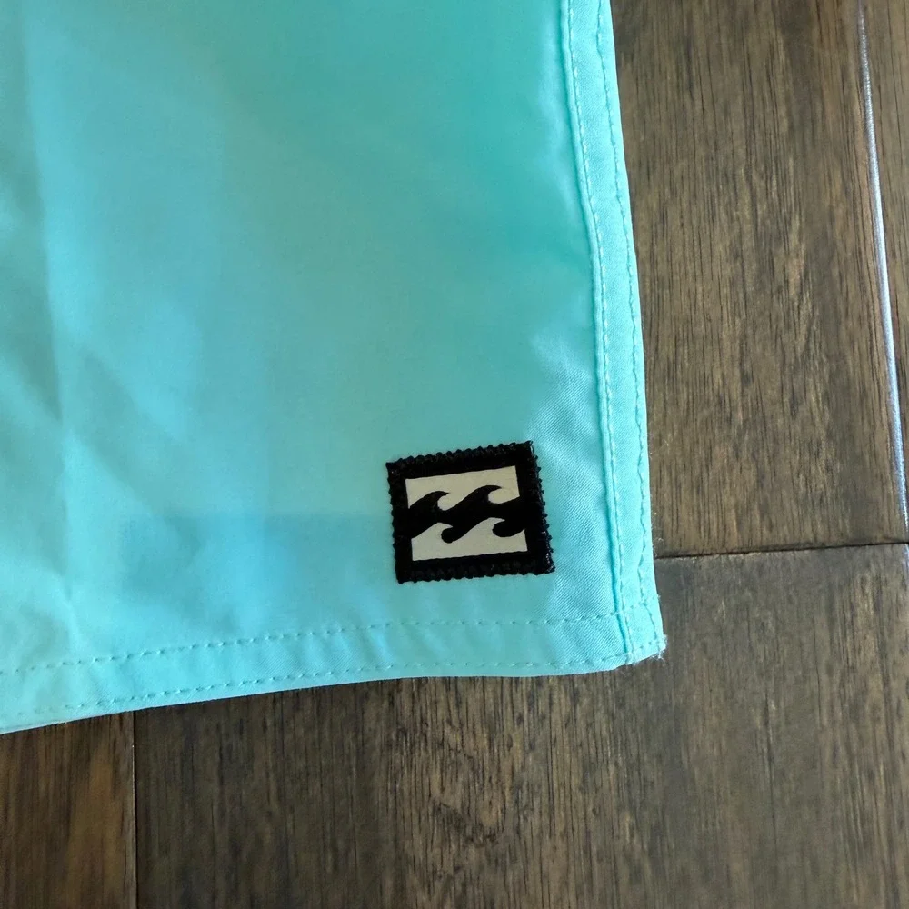 Billabong Boardshorts Kids Size 24 Aqua Blue New‎ Momentum Pro Recycler Stretch